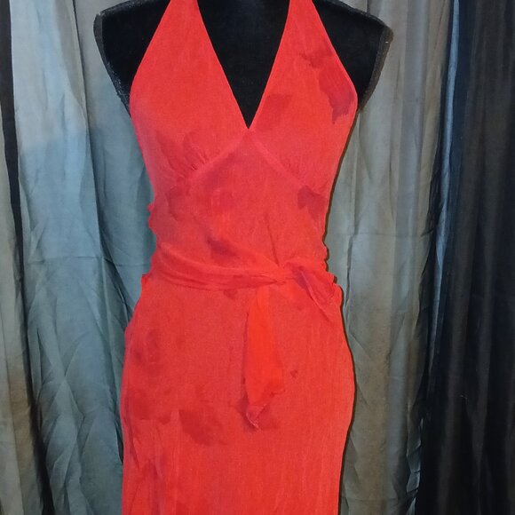 Victoria's Secret Other - SIZE XS: Vintage Silk Victoria's Secret Halter Slip Gown